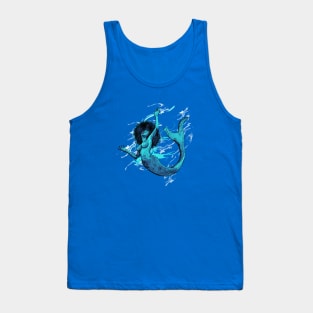 Blue Mermaid Tank Top